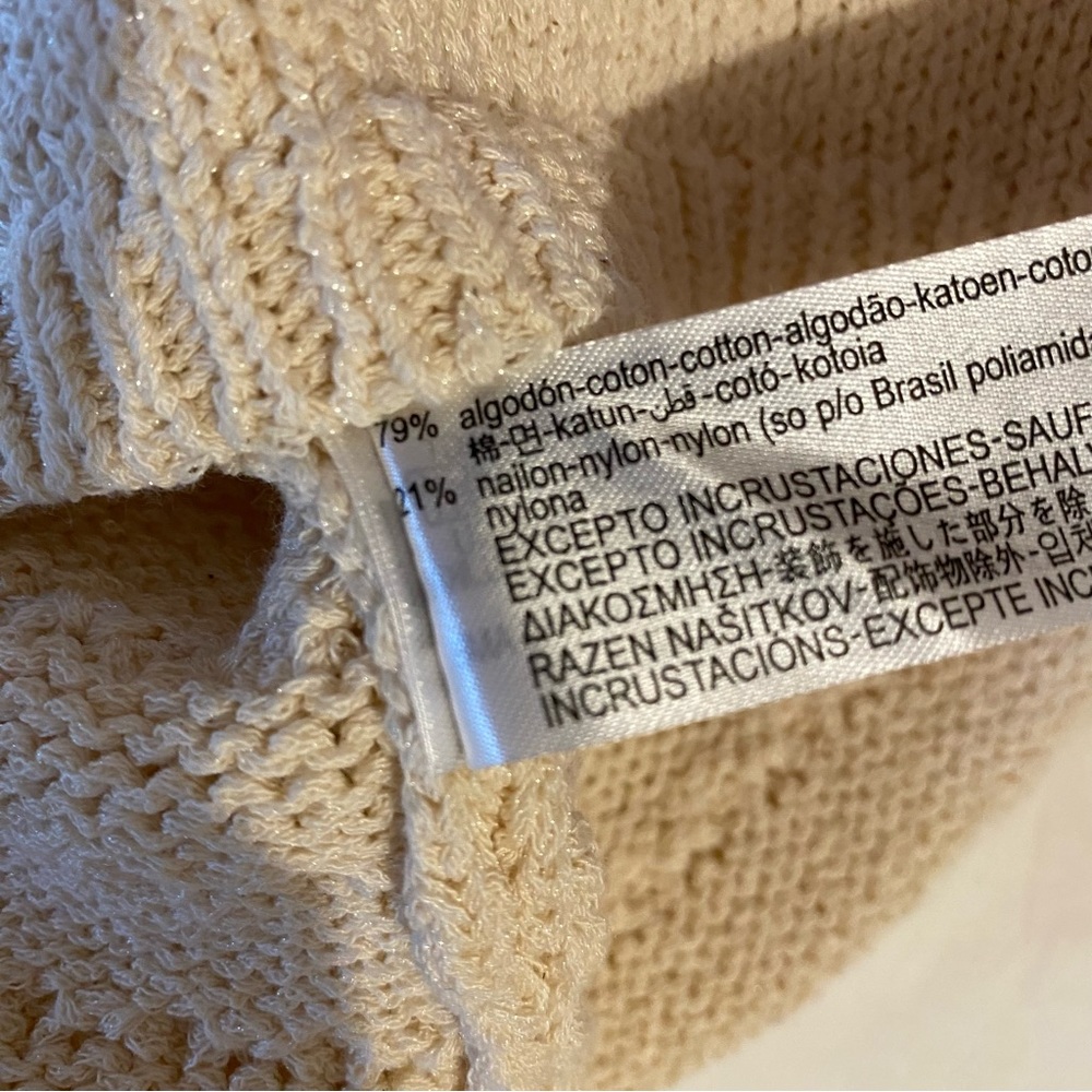 NWT Zara Knit Beaded Dress - Picture 8 of 9
